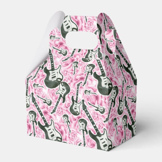 女10代のの子のロックンロールパーティーの好意ボックス フェイバーボックス (正面サイド)