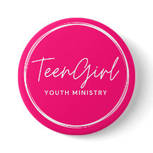 女10代のの子の青年省ボタン