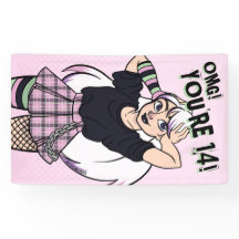 女10代のの子ピンク漫画パンク14誕生日