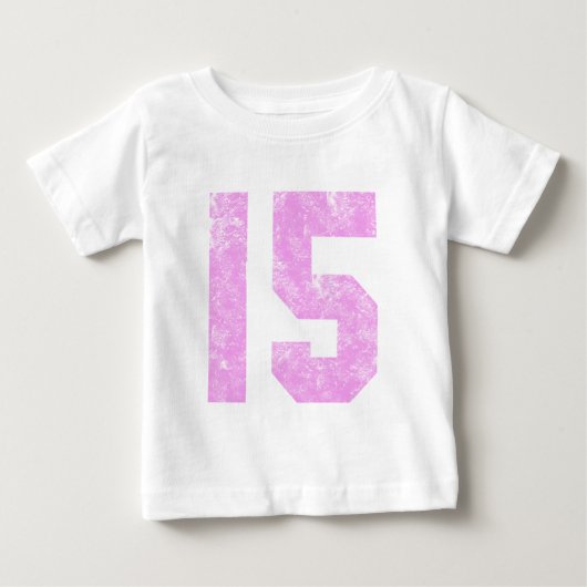 女10代のの子15誕生日ギフト ベビーTシャツ (正面)