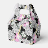 女10代の子ロック転がバラパーティーの好意ボックス フェイバーボックス (裏面サイド)