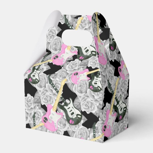 女10代の子ロック転がバラパーティーの好意ボックス フェイバーボックス (正面サイド)