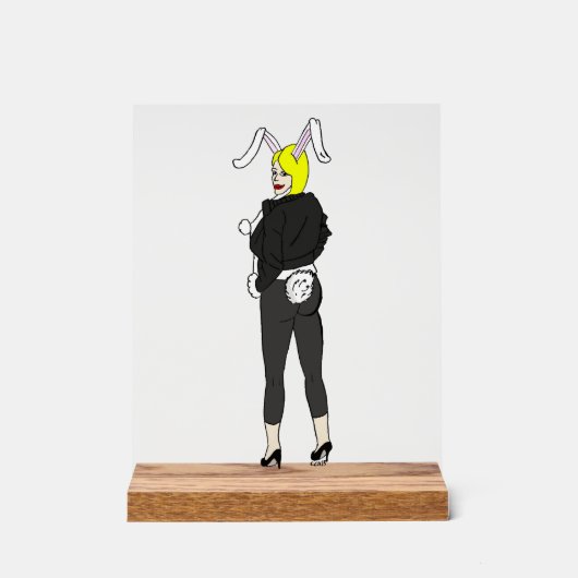 女 アクリルサイン (正面)