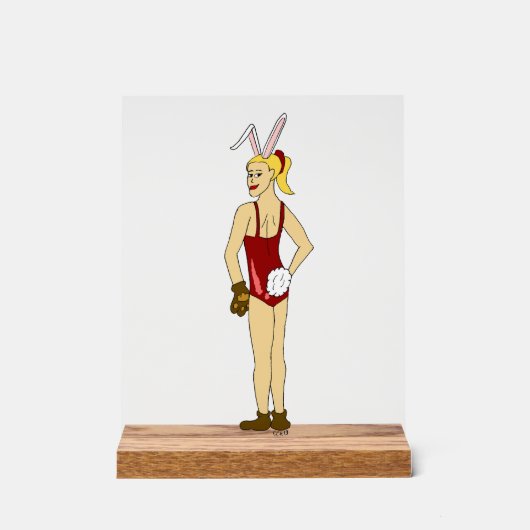 女 アクリルサイン (正面)