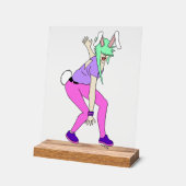 女 アクリルサイン (傾斜)