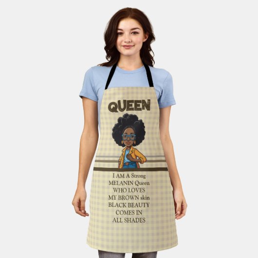 女 エプロン (着用した状態)