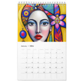 女 カレンダー (1月 2026)