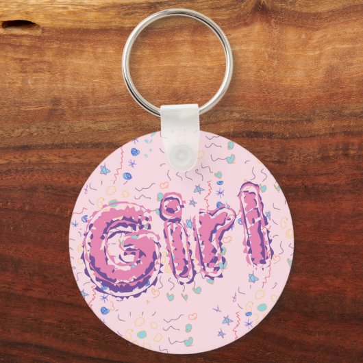女 キーホルダー (正面)