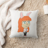 女 クッション (ブランケット)