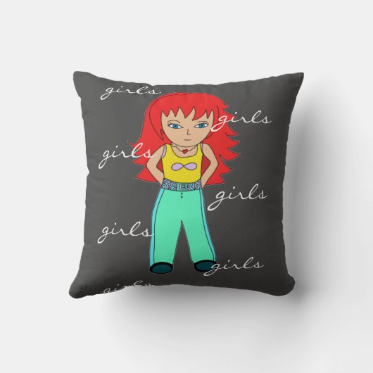 女 クッション (裏面)