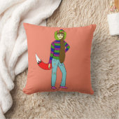 女 クッション (ブランケット)