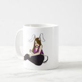 女 コーヒーマグカップ (正面左)