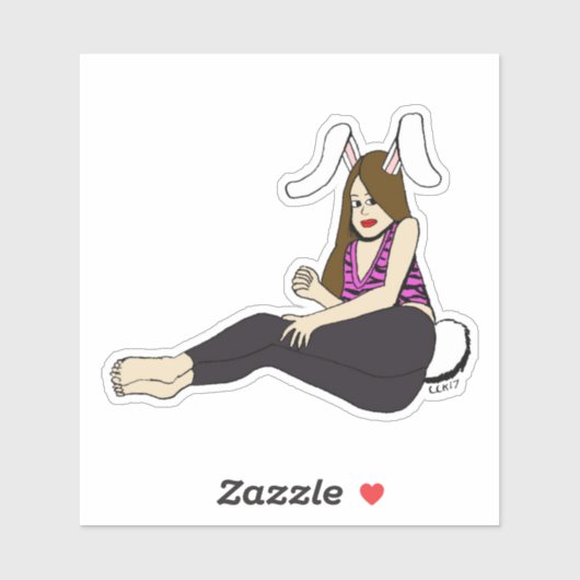 女 シール (シート)