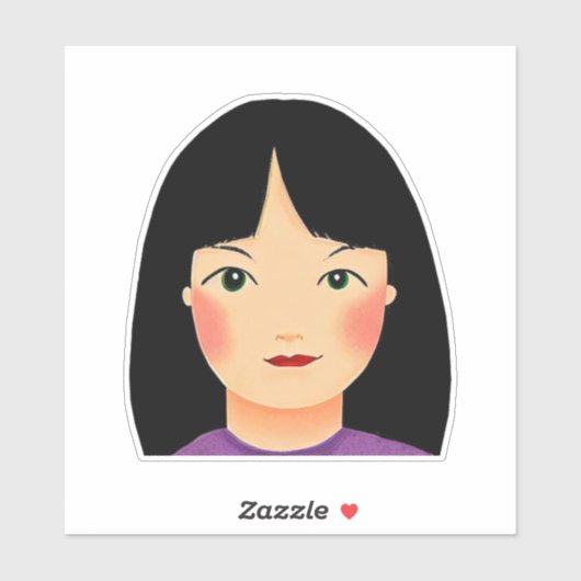 女 シール (シート)