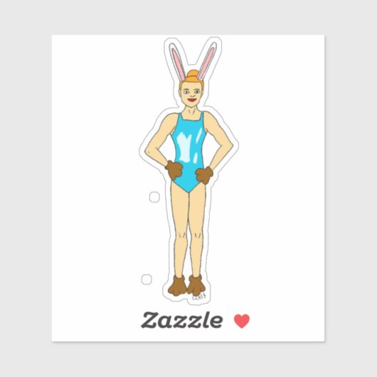 女 シール (シート)