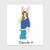 女 シール (シート)
