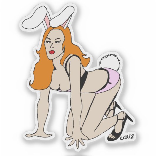 女 シール (正面)