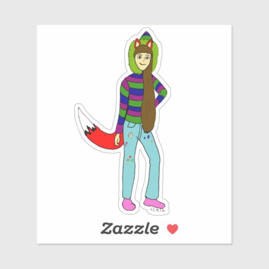 女 シール (シート)