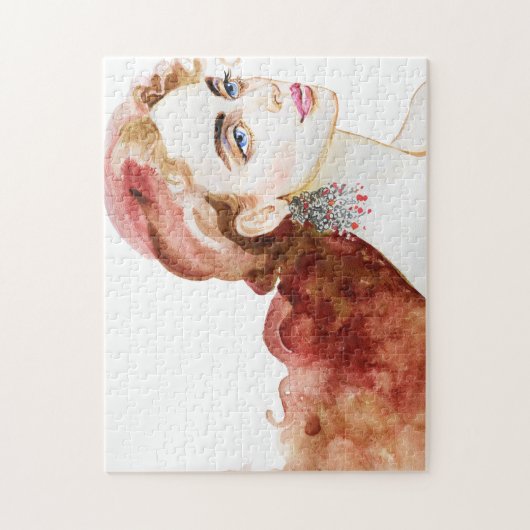 女 ジグソーパズル (縦)