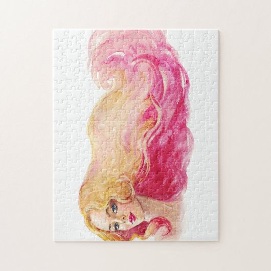 女 ジグソーパズル (縦)
