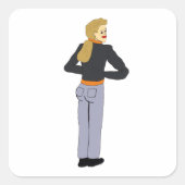 女 スクエアシール (正面)