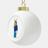 女 セラミックボールオーナメント (右)