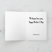 『女・ゾユーモアのあるンビ・マザー・デイ』 カード (内部)