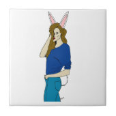 女 タイル (正面)