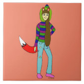 女 タイル (正面)