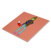 女 タイル (側面)