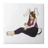 女 タイル (正面)