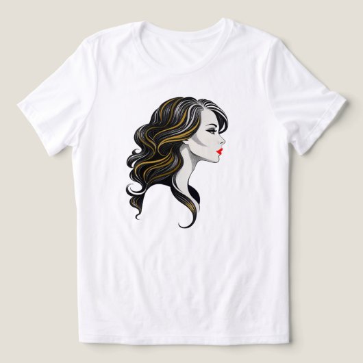 女 トライブレンドTシャツ (デザイン正面)