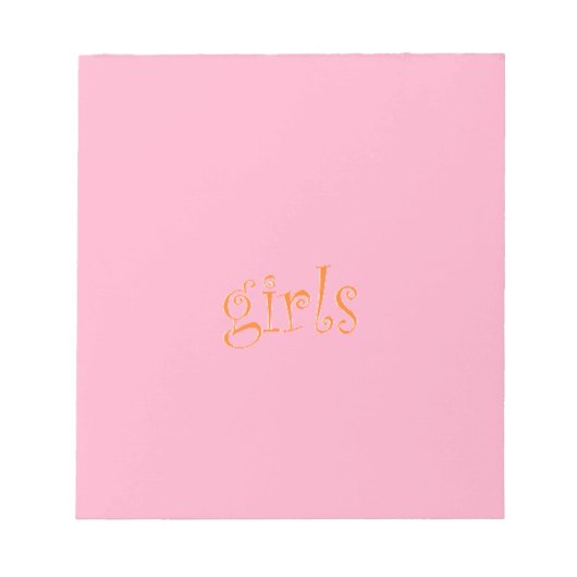 女 ノートパッド (正面)