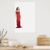 女 ポスター (キッチン)