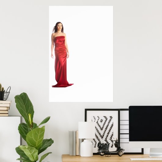 女 ポスター (ホームオフィス)