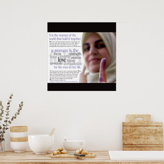 女 |ポスター ポスター (キッチン)