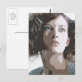 女 ポストカード (正面/裏面)