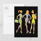 女 ポストカード (正面/裏面)