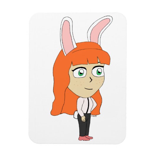 女 マグネット (縦)