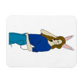 女 マグネット (横)