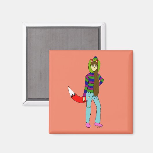 女 マグネット (正面/裏面)