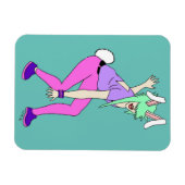 女 マグネット (横)