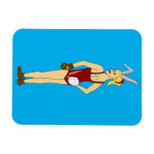 女 マグネット (横)