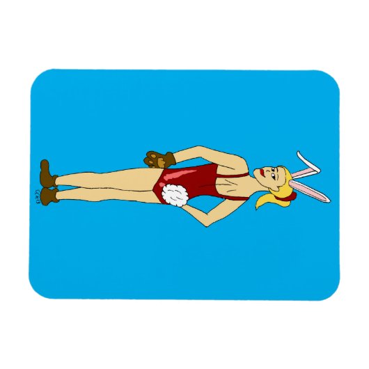 女 マグネット (横)