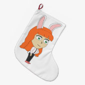 女 ラージクリスマスストッキング (正面 (吊り時))