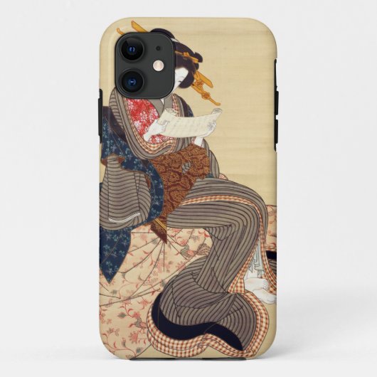 女、国貞の女性、Kunisada、Ukiyo-e Case-Mate iPhoneケース (裏面)