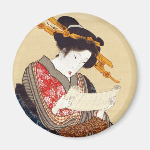 女,国貞女性，国貞，浮世絵 マグネット