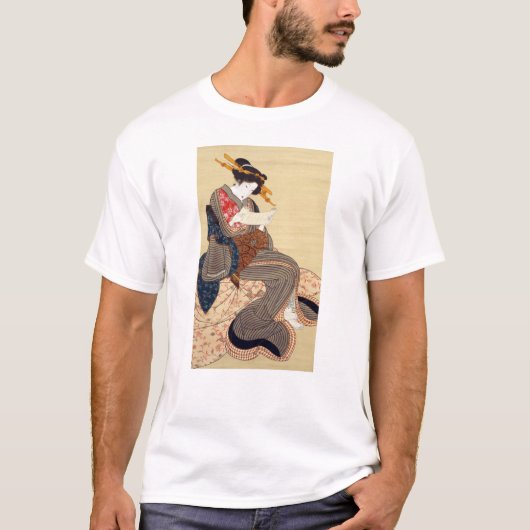 女,国貞女性,国貞,浮世絵 Tシャツ (正面)