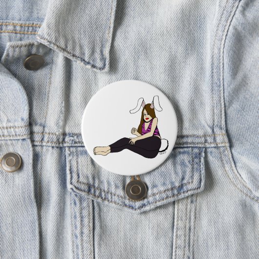 女 缶バッジ (インサイチュ)