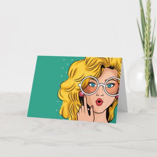 女#1 カード (正面)